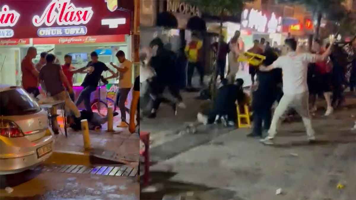 İzmir’de taraftar- esnaf arbedesi: Sandalyeler havada uçuştu