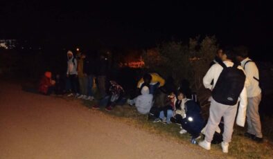 Seferihisar’da 29 kaçak göçmen yakalandı