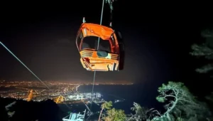 Antalya’nın Sarısu mevkisinde bulunan Tünektepe Teleferik Tesisi’nde geçtiğimiz cuma günü