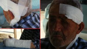 Körfez ilçesine bağlı kırsal Dereköy Mahallesi’nde 8 Nisan günü koyunlarını