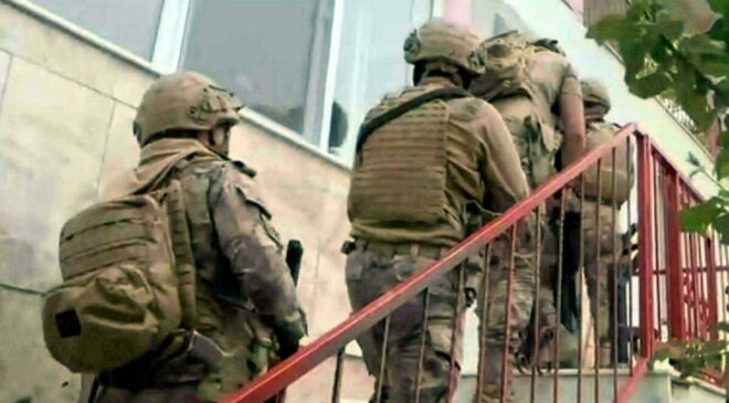İzmir’de terör operasyonu: 5 şüpheli gözaltında