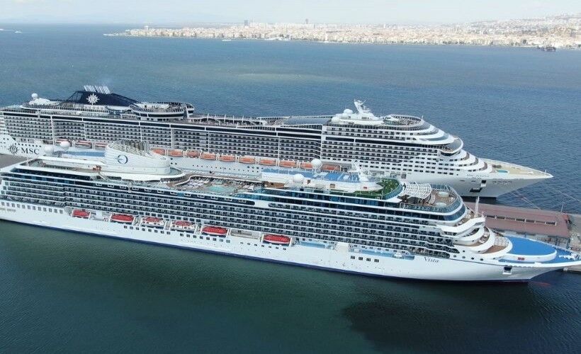 İzmir’e 2 kruvaziyer gemisi 4 bin 761 yolcu getirdi