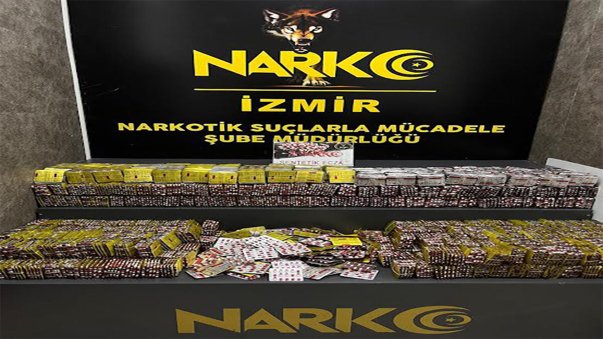 İzmir İl Emniyet Müdürlüğü’ne bağlı Narkotik Suçlarla Mücadele Şube Müdürlüğü