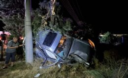 İzmir’de şarampole devrilen cipin sürücüsü öldü