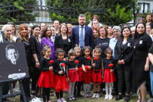 Buca Belediyesi Türkan Saylan Çağdaş Yaşam Merkezi’nde düzenlenen anma törenine