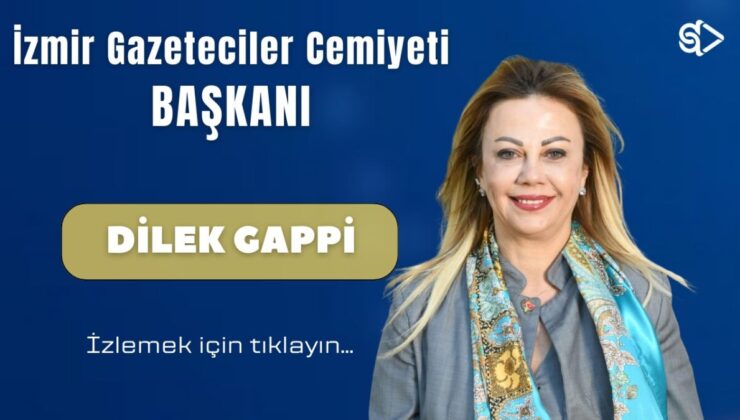 İzmir Gazeteciler Cemiyeti Başkanı Dilek Gappi ile Demokrat Bakış