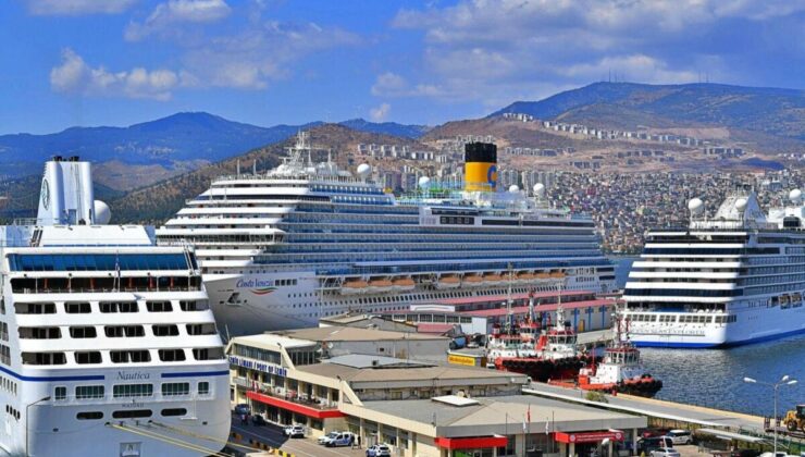 Yılın ilk 4 ayında İzmir Alsancak Limanı’na gelen turist sayısı belli oldu