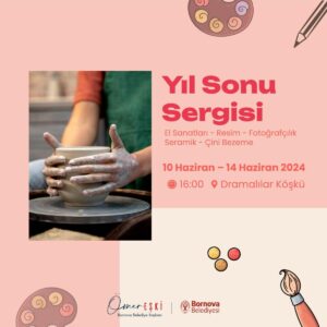 Bornova Belediyesi Hobi ve Beceri Edindirme Merkezi kursiyerleri konser, dans