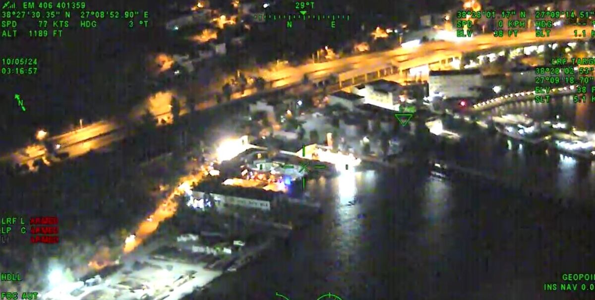 İzmir’in en ünlü gece kulübüne yaklaşık 1000 polisle havadan, karadan