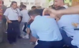İzmir’de otobüse zarar veren taksiciye ceza