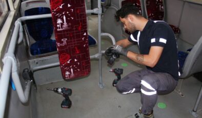 ESHOT’ta engelli yolculara ekstra güvenlik: Emniyet kemeri montajına başlandı