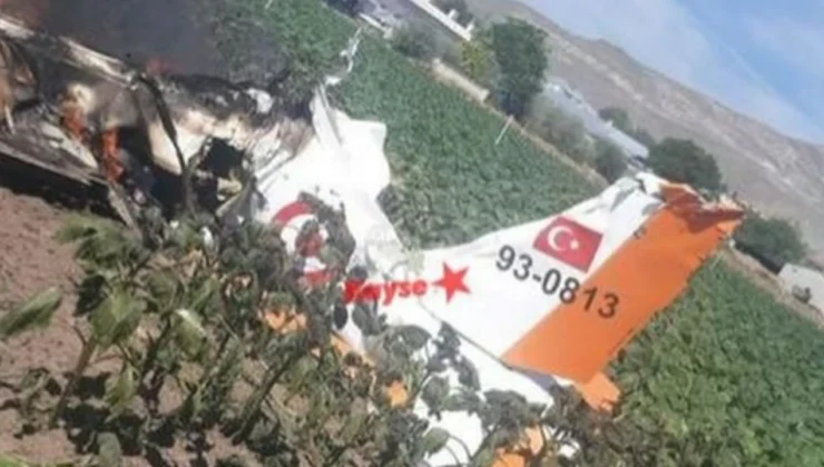 Kayseri’de eğitim uçağının düştüğü tarlada çalışan işçi anlattı: 20 kişiyi kurtararak şehit oldular