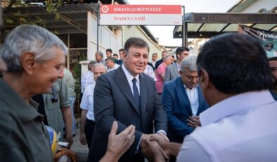Başkan Tugay Kurban Bayramı’nda Kiraz ve Beydağ’daki yurttaşlarla buluştu