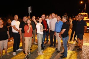 Selçuk ilçesi Pamucak bölgesindeki ormanlık alanda saat 17.00’de çıkan yangına,