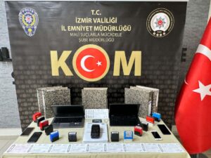 İzmir Cumhuriyet Başsavcılığı koordinesinde, Mali Suçlarla Mücadele Şube Müdürlüğü ve