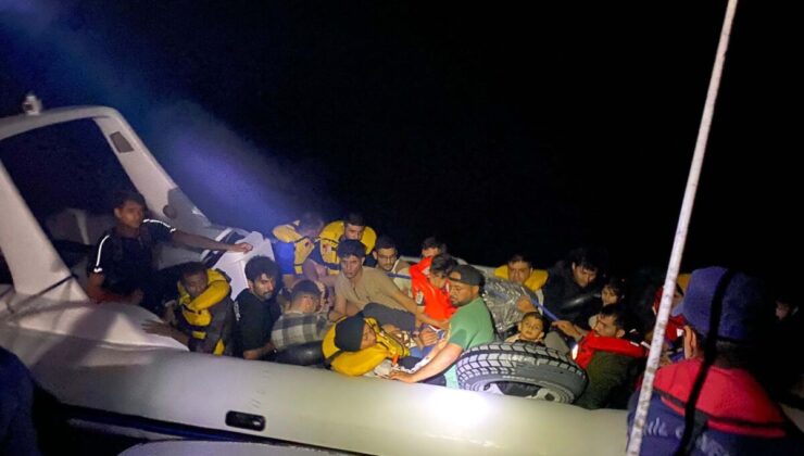 İzmir’de 22 kaçak göçmen yakalandı, 15 kaçak göçmen kurtarıldı
