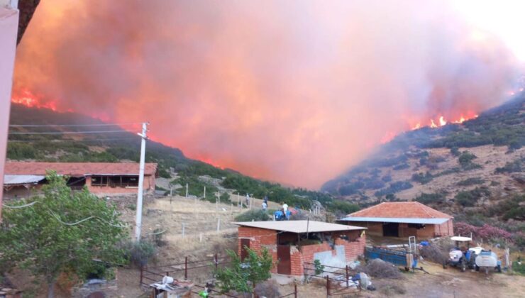 Manisa’daki yangın 14.5 saat sonra kontrol altında: İşte son durum