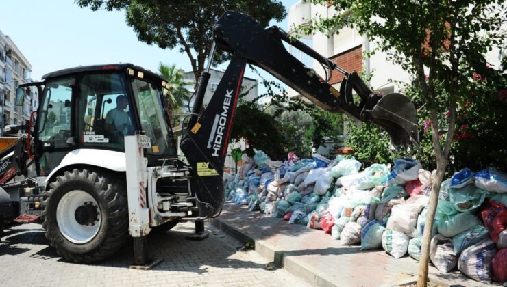 Karşıyaka’da çöp ve moloz atıklarıyla mücadele hız kesmeden devam ediyor
