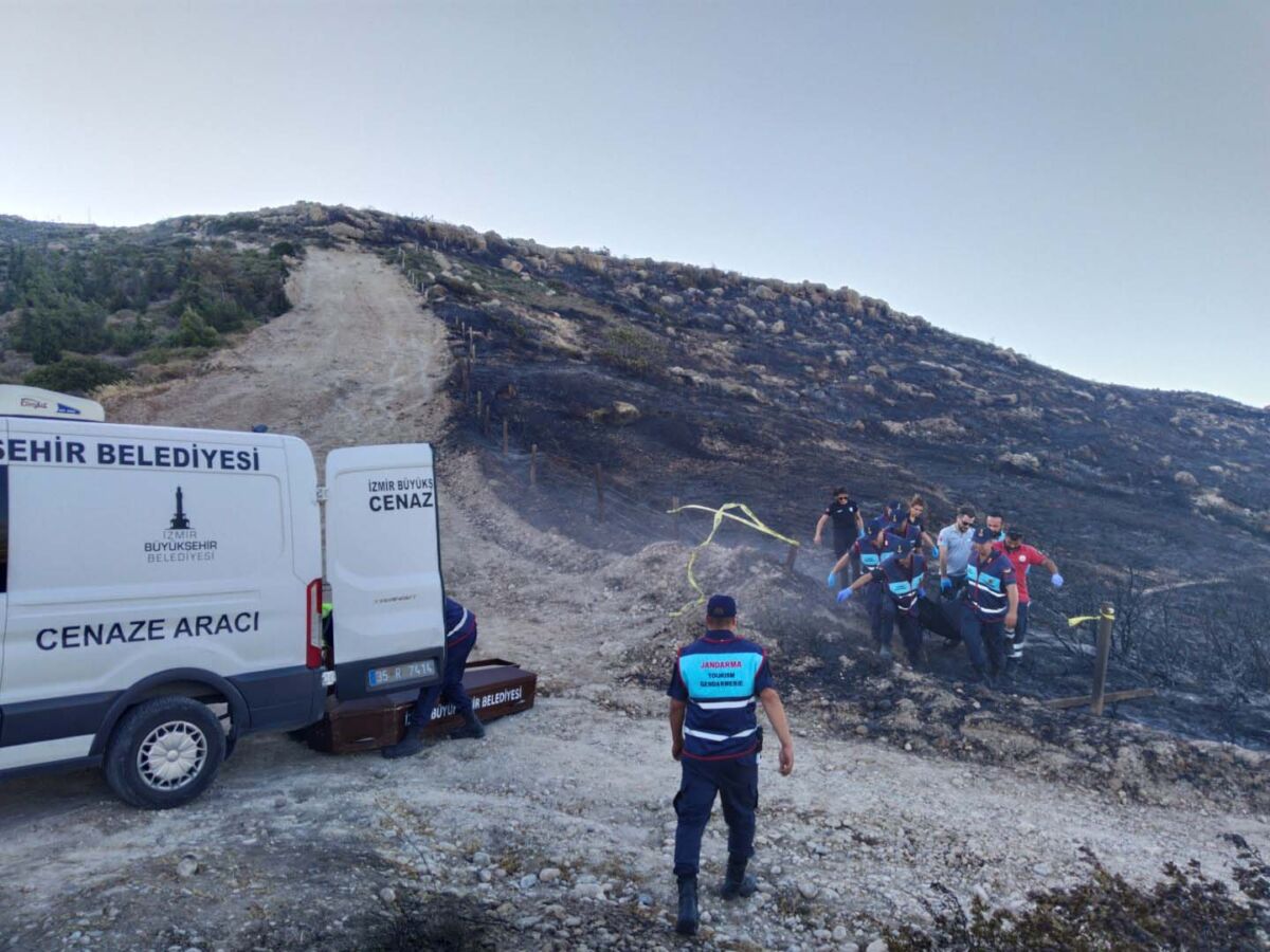 İzmir’in Çeşme ilçesindeki orman yangınında hayatını kaybeden 3 kişiden Mine