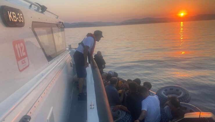Lastik botla kaçacaklardı: 27’si çocuk 75 göçmen yakalandı