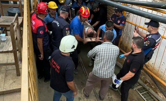 Ödemiş’te maden kazası: 2 işçi yaralandı