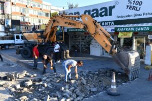 Çiğli Belediyesi ile İzmir Büyükşehir Belediyesi ekipleri, ilk olarak yürüyüş
