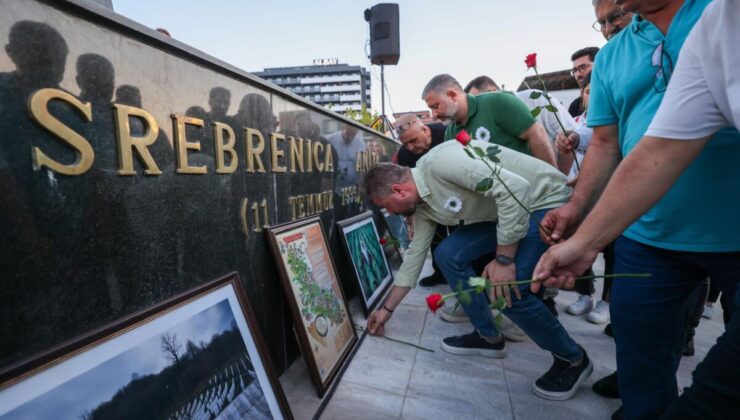 Srebrenitsa katliamı Buca’da unutulmadı-Başkan Duman: ‘Susmayalım, unutmayalım’