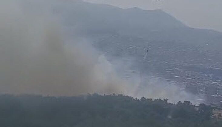 İzmir Buca’da çıkan orman yangını kontrol altına alındı