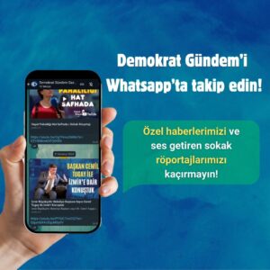 DEMOKRAT GÜNDEM-Demokrat Gündem artık WhatsApp üzerinden de sizinle! Özel haberler,