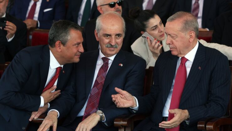 Cumhurbaşkanı Erdoğan, Özel ve Bahçeli Kıbrıs’ta öğlen yemeğinde biraraya geldi