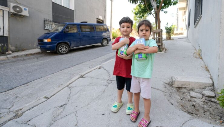 İzmir’in çocukları Süt Kuzusu ile büyüyor: 615 mahallede tam 105 bin çocuğa ulaştırılıyor