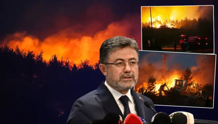 Bakan Yumaklı’dan İzmir yangınları açıklaması: ‘Buca-Gaziemir dahil tümü kontrol altında’