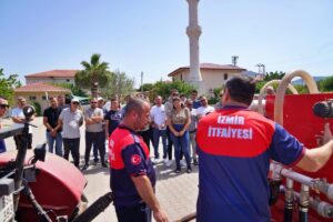 İzmir Büyükşehir Belediyesi, yaz aylarında aşırı sıcaklarla birlikte artan orman