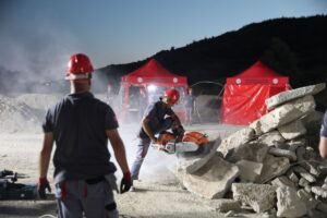 Başarılı geçen tatbikatta 3 ayrı istasyon kurularak deprem anında yapılması
