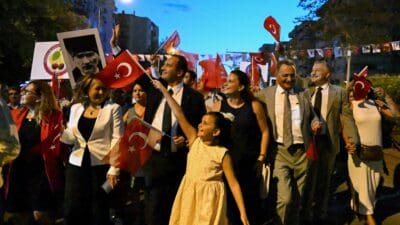 Bornova’da 30 Ağustos Zafer Bayramı'nın 102. yıl dönümünü Bornova Belediyesi’nin