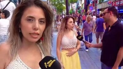 İzmir'de sokak röportajındaki sözleri nedeniyle tutuklanan Dilruba Kayserilioğlu, gece saatlerinde