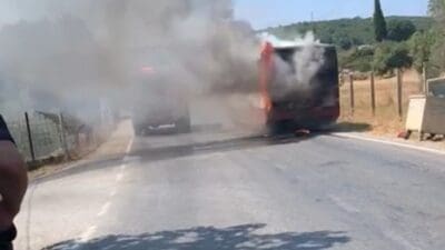 Bahri KARATAŞ/ URLA (İzmir), – İZMİR’in Urla ilçesinde kaçak göçmenleri,