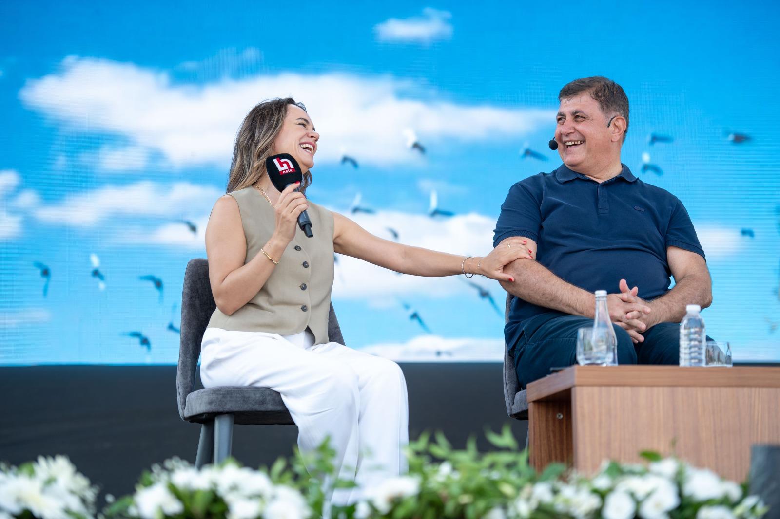 İzmir Büyükşehir Belediye Başkanı Dr. Cemil Tugay, katıldığı televizyon programında