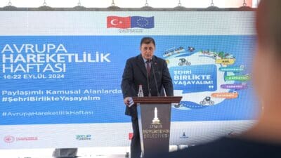 İzmir Büyükşehir Belediye Başkanı Dr. Cemil Tugay, Avrupa Hareketlilik Haftası