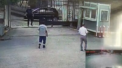 Oğlu sınıf tekrarı yapan öğrenci velisi Sait T., okul dışına