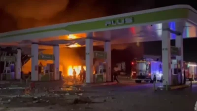 Rusya'ya bağlı Dağıstan Özerk Cumhuriyeti'nde bir benzin istasyonunda patlama meydana