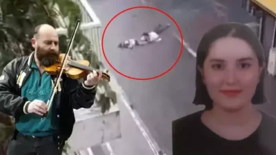 İzmirde, yağışlı havada sokakta yürürken akıma kapılan İnanç Öktemay (44)
