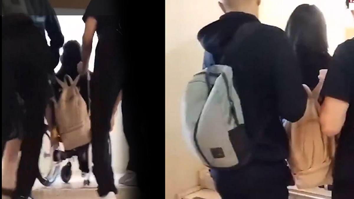 İzmir'deki bir lisede asansör ve rampa eksikliği, 14 yaşındaki fiziksel