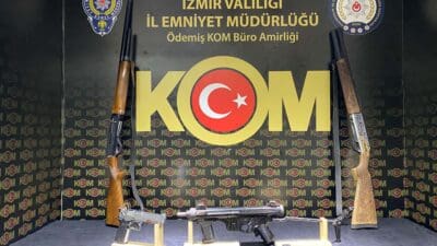 Kadir ÖZEN / İZMİR, -İZMİR’in Ödemiş ilçesinde yasa dışı silah