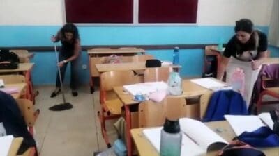 Eğitim-öğretim yılının başlamasıyla birlikte okullarda temizlik personeli eksikliği büyük bir