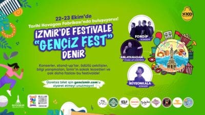 İzmir Büyükşehir Belediyesi tarafından gençler için eğlence dolu bir festival