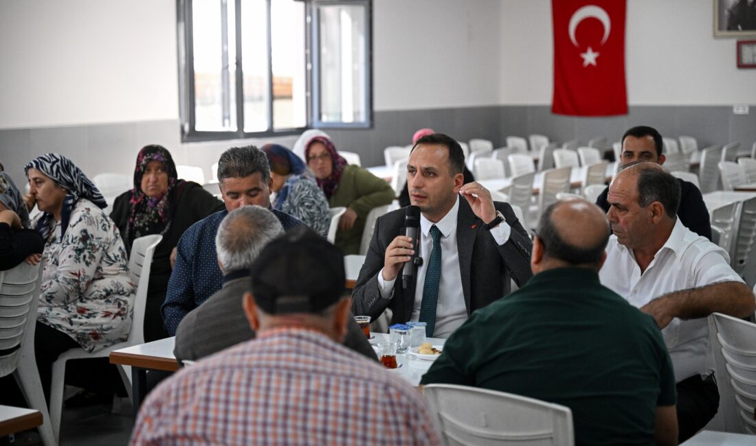 Başkan Eşki, mahalle ziyaretleri kapsamında Naldöken sakinleriyle bir araya gelerek