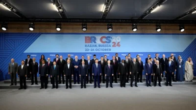 Kazan'da düzenlenen BRICS Zirvesi'nin son gününde Rus lider Vladimir Putin