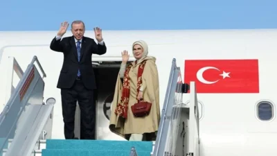 Cumhurbaşkanı Recep Tayyip Erdoğan, resmi ziyarette bulunmak üzere özel uçak