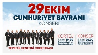 Çiğli, 29 Cumhuriyet Bayramı’nı coşkuyla kutlayacak. 